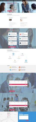 Дизайн лендига "Mistik Group"