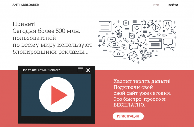 Сервис Anti-ADblocker