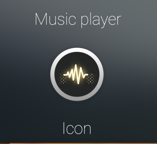 Music player vintage Icon