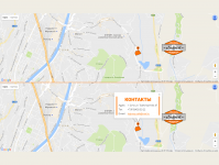 Модальное окно в Google карте через API