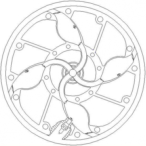 Барабанный двигатель