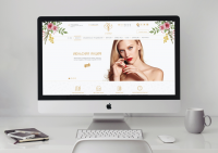 Дизайн главной для сайта салона красоты