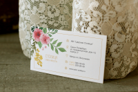 Визитка для салона красоты "Столица"