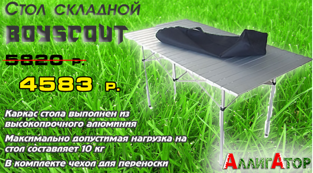 Стол складной Boyscout 61170
