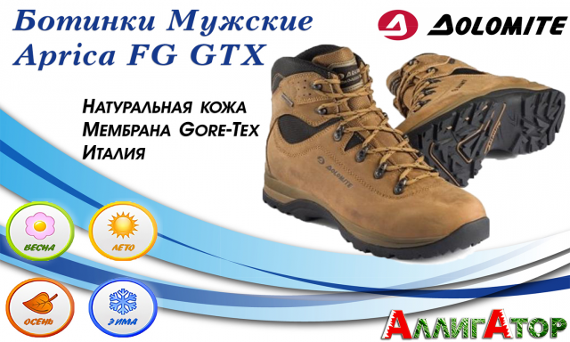Ботинки Мужские Aprica FG GTX (Dark Brown)