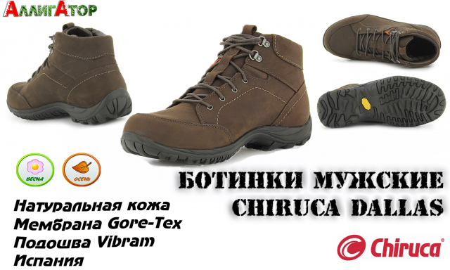Ботинки Мужские Chiruca Dallas