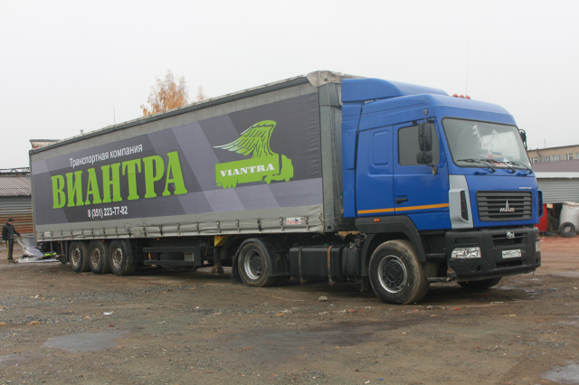 Дизайн баннера на фуру