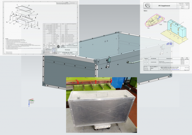 Разработка кейса отсека авионики Airbus A319/A320