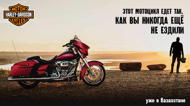 Статичный интернет баннер для Harley Davidson