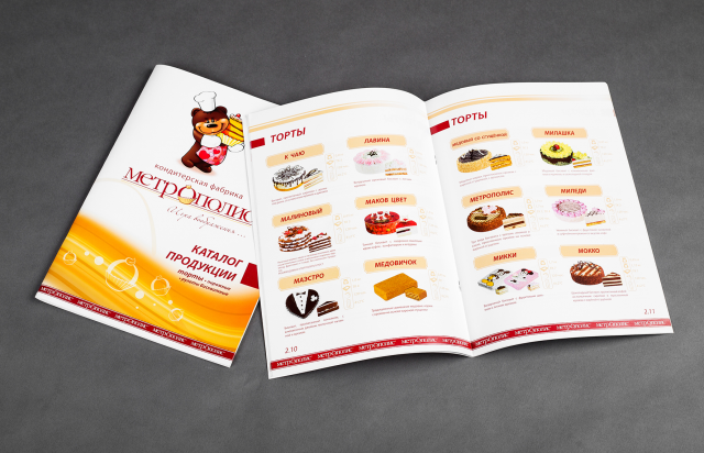 каталог ООО "Метрополис" (скоба) категория "кремовая продукция"