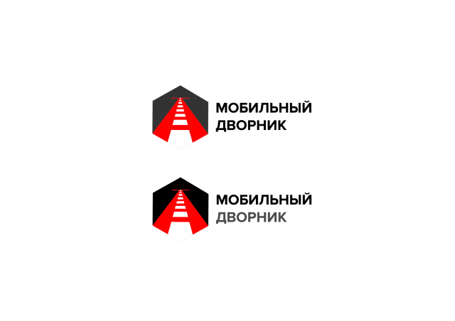 Разработка логотипа для компании "мобильный дворник"