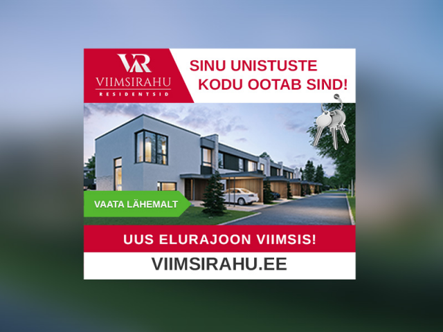 Рекламный баннер для сайта http://viimsirahu.ee/