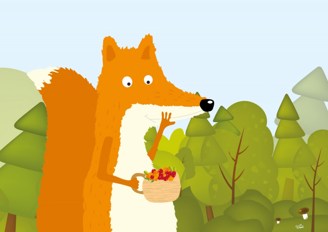 Иллюстрация "Лиса".