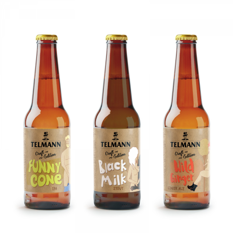 Уникальные иллюстрации и дизайн этикеток для крафтового пива.