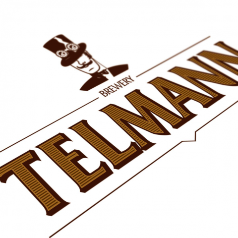 Логотип для крафтовой пивоварни Telmann.