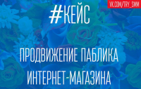 Кейс - Продвижение группы интернет-магазина