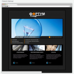 Сайт-визитка Фортум Групп