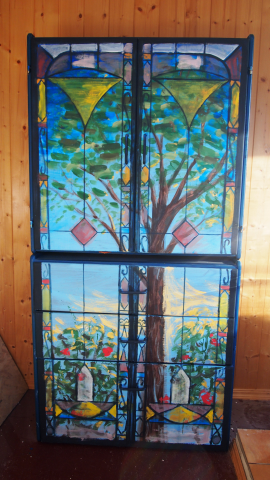 Живопись на мебели