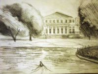 пейзаж с архитектурой