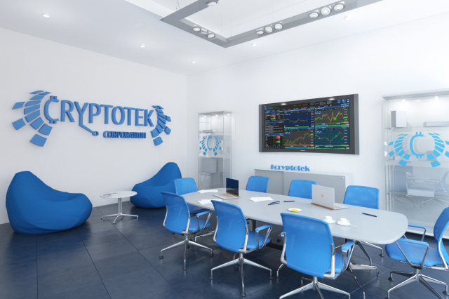 Дизайн проект офисного пространства компании "Сryptotek"