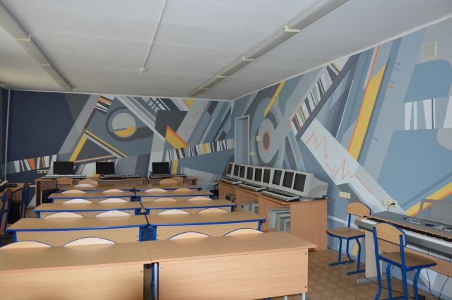 Роспись "Симфония ритма"