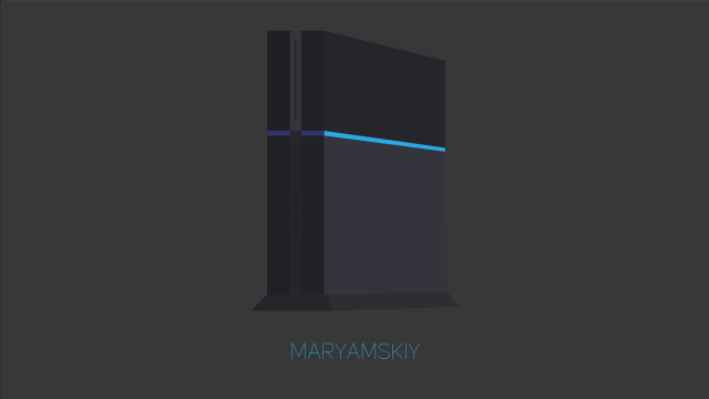 Черная PS4 стоит