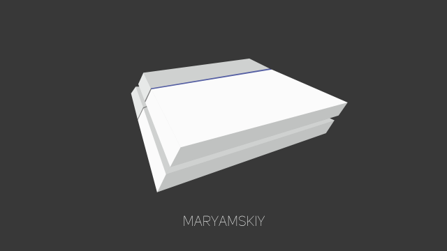Белая PS4 - Преспектива