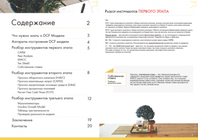 Выпуск DCF Model для Societe Financiers