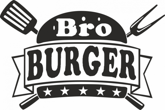Логотип "Bro Burger"