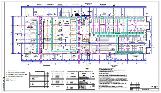 Реконструкция здания водоподготовки. План на отм.0,000