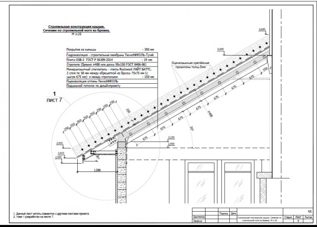 Загородный дом. Конструкция камышовой крыши.