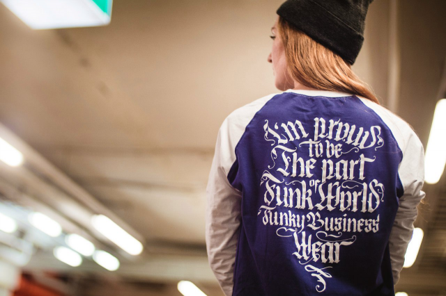 Леттеринг для "Funky Business Wear"