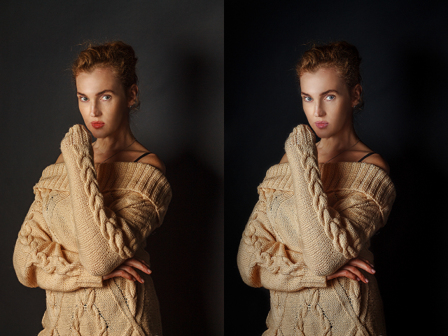 Beauty portrait retouch