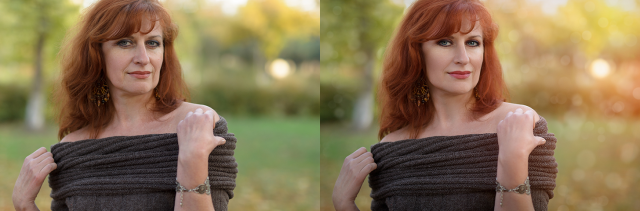 Beauty portrait retouch