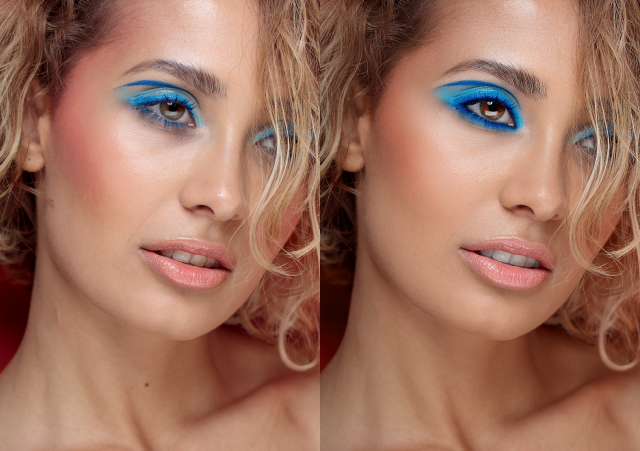 Beauty portrait retouch