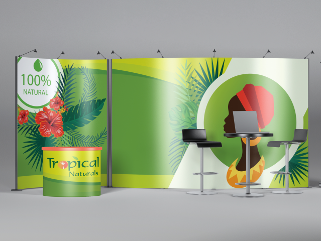 Выставочный стенд компании "Tropical naturals"
