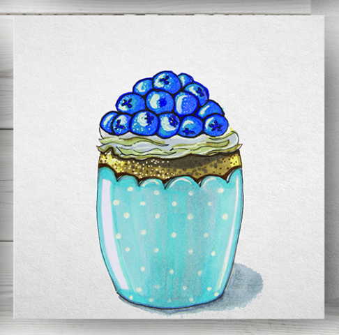 Blueberry cake