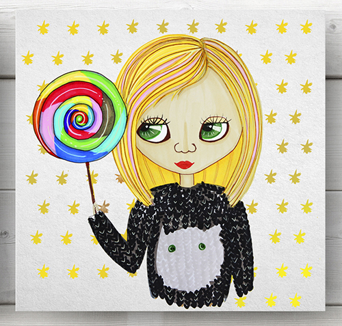 Girl with Candy