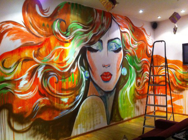 Роспись стен, граффити