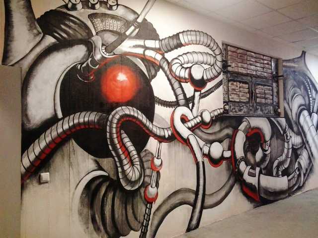 Роспись стен, граффити