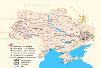 Карта Украины