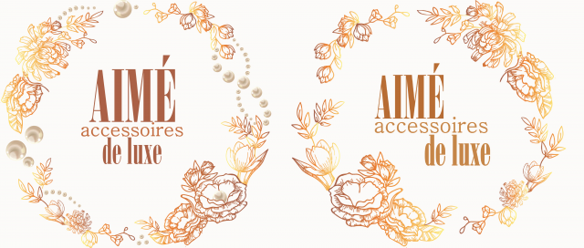 логотип aimé accessoires de luxe