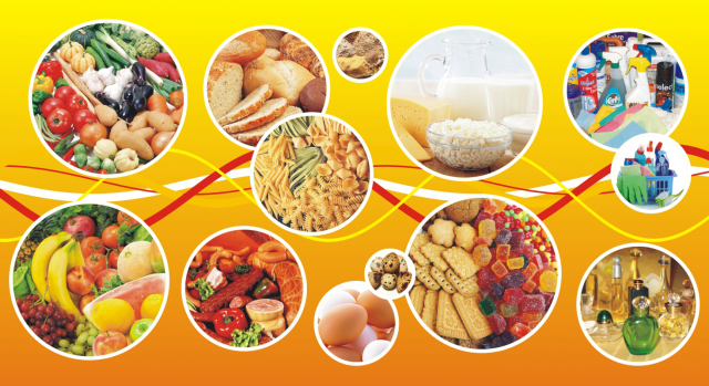 для продуктового магазина стена