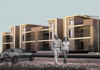 A blocked living house