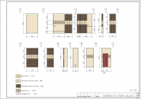 Чертежная документация. 3-х комнатная квартира.