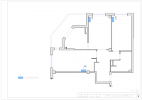 Чертежная документация. 3-х комнатная квартира.