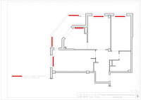 Чертежная документация. 3-х комнатная квартира.