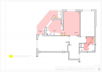Чертежная документация. 3-х комнатная квартира.