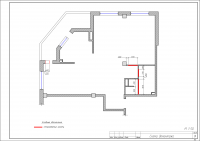 Чертежная документация. 3-х комнатная квартира.