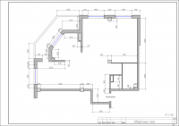 Чертежная документация. 3-х комнатная квартира.